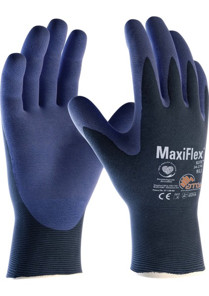 ATG MaxiFlex® Elite™ 34-274 Sadece 14 Gram Ağırlığında En İnce İş Eldiveni