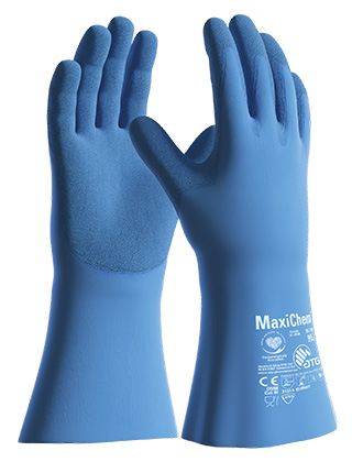 ATG MaxiChem® with TRItech™ 76-730 Daha İnce ve Konforlu Kimyasal İş Eldiveni 35 cm