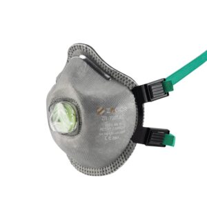 ZAGOR 7007 FFP2 NR D Aktif Karbonlu Ventilli Konik Toz Maskesi