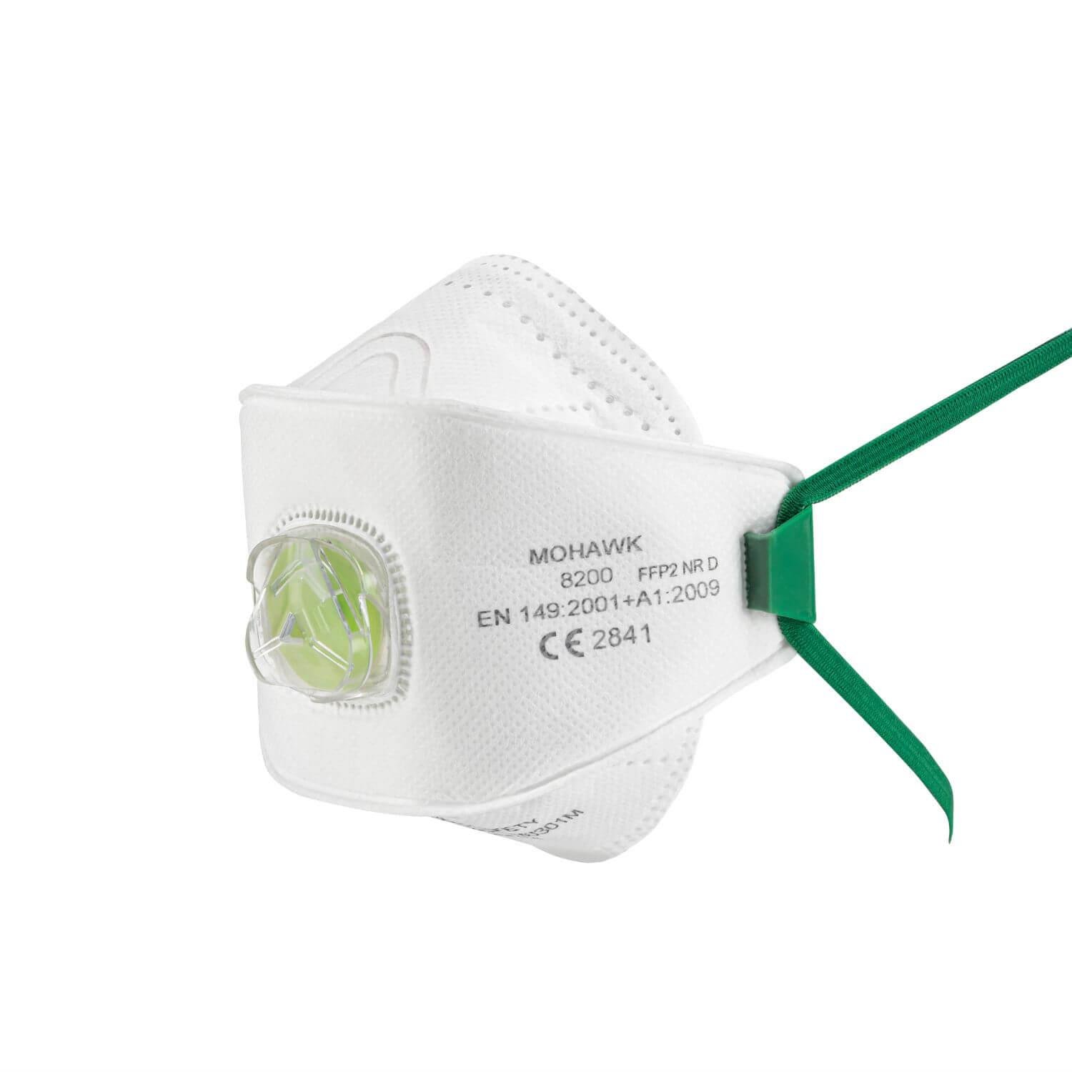 ZAGOR 8200 FFP2 NR Katlanabilir Ventilli Toz Maskesi